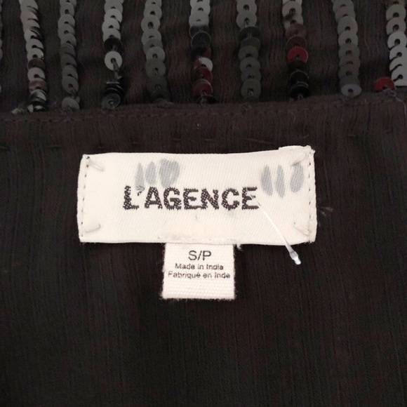 L'Agence Gabriella Sequin Camisole Tank Top Sz S - Picture 7 of 8